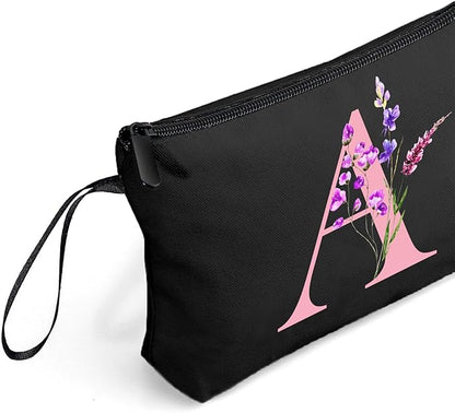 SEAMOON Women Birthday Unique Maid of Honor Friendship Gifts for Women Sister Bridesmaid Bride Personalized Travel Makeup Cosmetic Bag with Mirror Valentines Mothers Day Christmas Graduation A