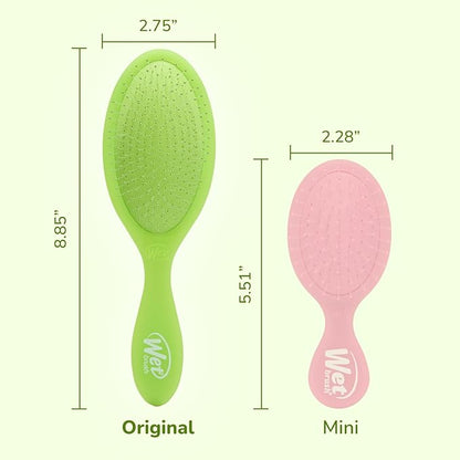 Wet Brush Original Detangler, Lime-a-rita (Summer Quencher), Ultra-Soft IntelliFlex Bristles Glide Through Tangles, Detangling Hair Brush (Wet & Dry), Women & Men, Limited Edition