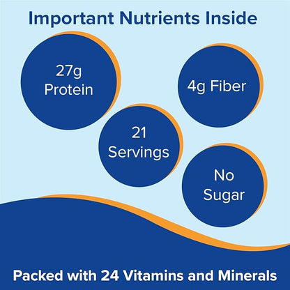 Bariatric Fusion Meal Replacement Protein 21 Serving Tub Chocolate Peanut Butter for Bariatric Surgery Patients Including Gastric Bypass & Sleeve Gastrectomy