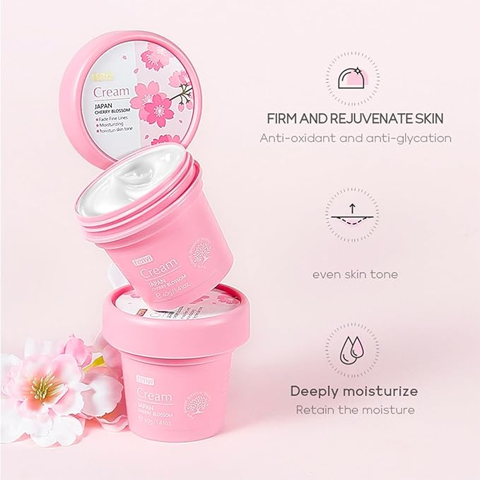 Sakura Skin Care For Teens 10-12, Skincare For Girls 10-12 Gift Set, Kids Skin Care Set For Girls Ages 8-12, Travel Skincare Set, Girls Skin Care For Kids Age 8-12, Gentle & Hydrating
