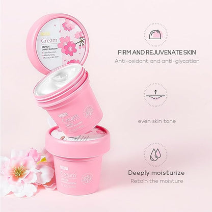 Sakura Skin Care For Teens 10-12, Skincare For Girls 10-12 Gift Set, Kids Skin Care Set For Girls Ages 8-12, Travel Skincare Set, Girls Skin Care For Kids Age 8-12, Gentle & Hydrating