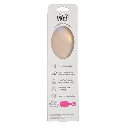 Wet Brush Original Detangler Hair Brush, Cream (Iridescence Icon), Ultra-Soft IntelliFlex Bristles, Detangling Bristles Glide Through Tangles, All Hair Types (Wet & Dry), Women & Men, Limited Edition