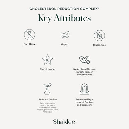 Shaklee - Cholesterol Complex: Plant-Based Formula for Cardiovascular Wellness- 120 Tablets