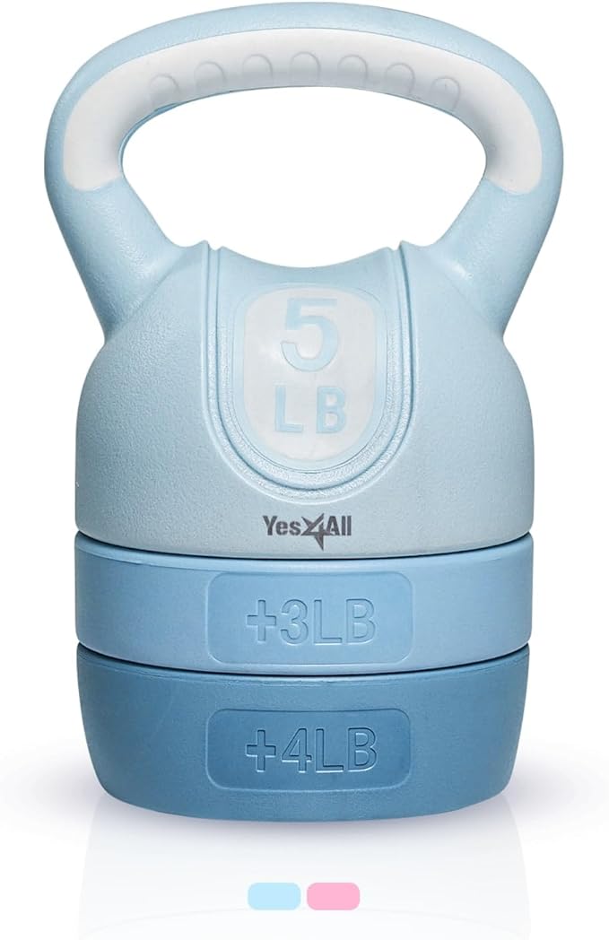 Yes4All Kettlebell Sets - Adjustable Kettlebell Set