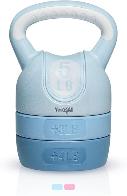 Yes4All Kettlebell Sets - Adjustable Kettlebell Set