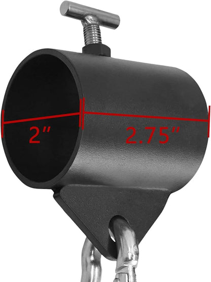 Luwint Mini Barbell Jack/Chain Collars with Loop