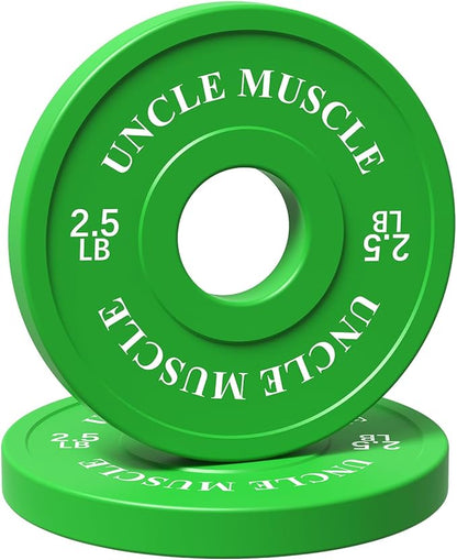Rubber Change Plates 0.25-0.5 -0.75-1 -1.25-2.5 -5LB Set