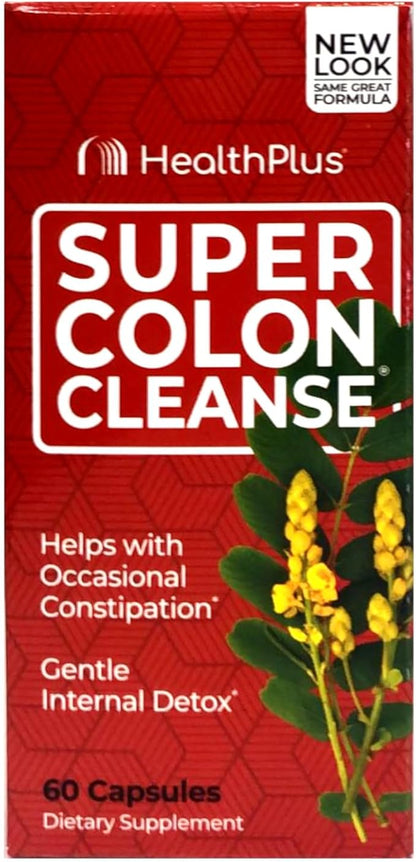 Health Plus Super Colon Cleanse 60 Capsules Each
