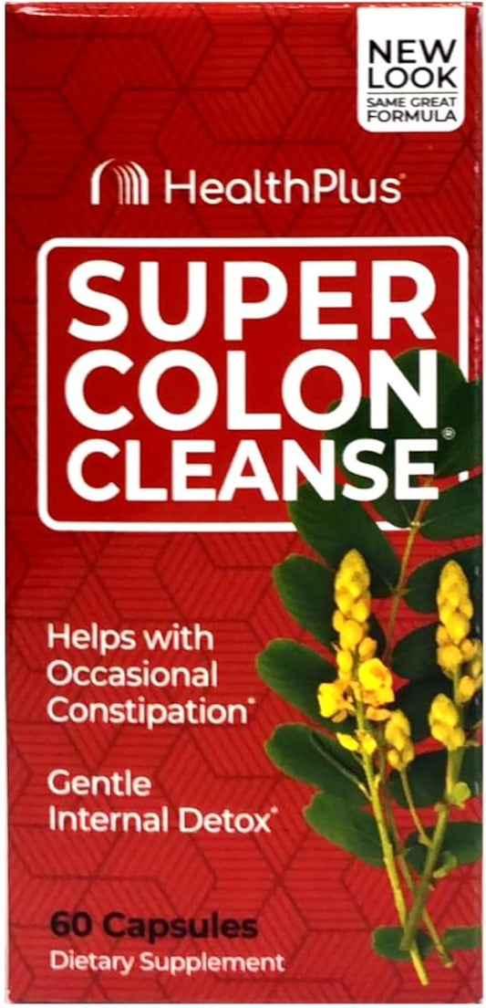 Health Plus Super Colon Cleanse 60 Capsules Each