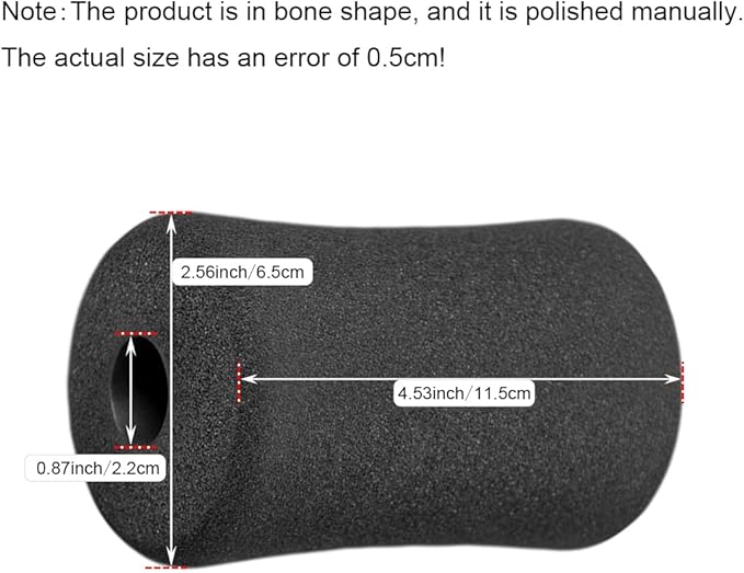 Foam Foot Pads Rollers Set of a Pair 1 Inch(2.5cm) Inch(2.5cm) Rod