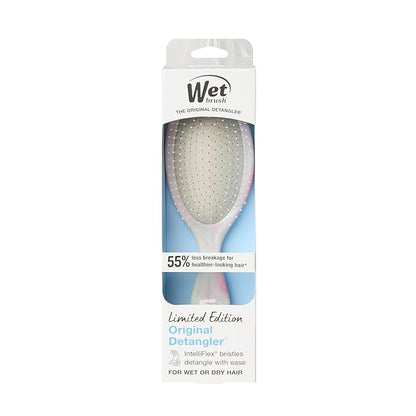 Wet Brush Original Detangler, Grey (Matte Marble), Ultra-Soft IntelliFlex Bristles Glide Through Tangles, Detangling Hair Brush (Wet & Dry), Women & Men, Limited Edition