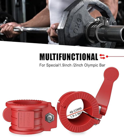 Barbell Clips 2 inch I Multi-Size Adjustable Barbell 2 inch
