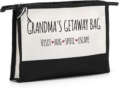 Grandma Gifts Makeup Bag Grandma Birthday Gifts Great Grandma Gifts First Time Grandma Gifts Grandmother Gifts Christmas for Nana Gigi New Grandma Promoted to Grandma Cosmetic Bag