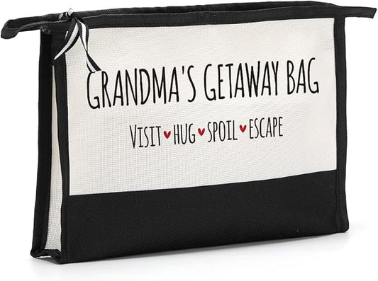 Grandma Gifts Makeup Bag Grandma Birthday Gifts Great Grandma Gifts First Time Grandma Gifts Grandmother Gifts Christmas for Nana Gigi New Grandma Promoted to Grandma Cosmetic Bag