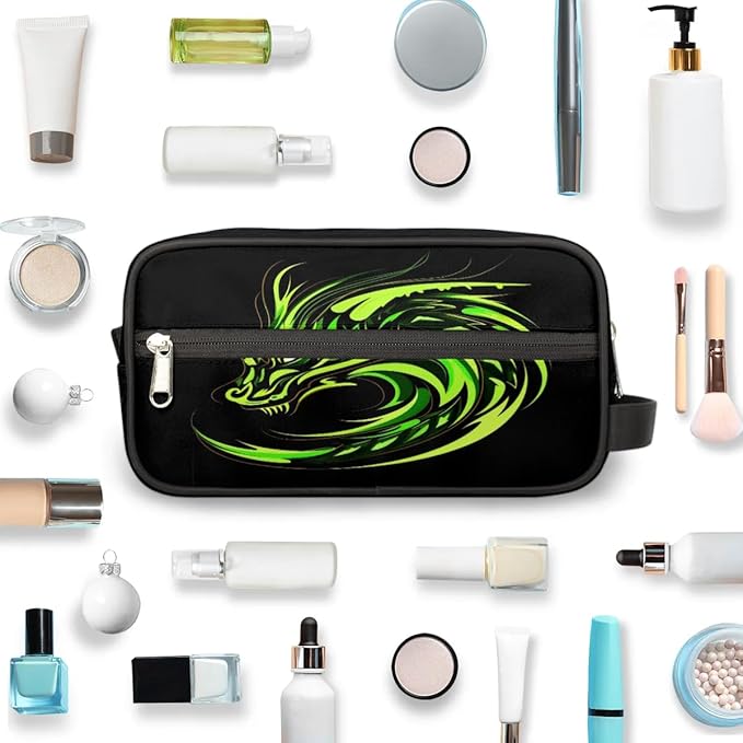 Fire Dragon Hanging Toiletry Bag for Boy Men,Travel Cosmetic Bag,Waterproof Makeup Bag,Approved Hygiene Bag Shave Dopp Kit Organizer for Toiletries Shower Bathroom Carry-on Accessories Gifts