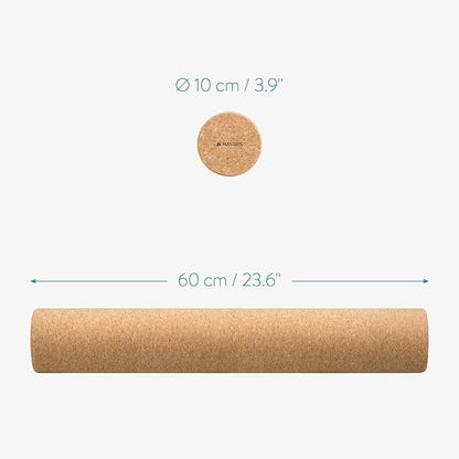 Navaris Cork Roller - Fitness Sport Yoga Cork 4 x 24"