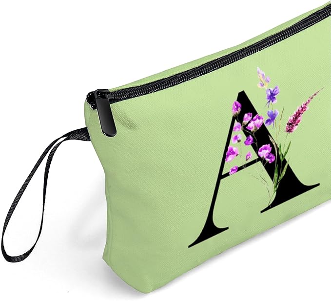 SEAMOON Maid of Honor Friendship Birthday Gifts for Women Her Aunt Sister Bridesmaid Coworkers Bride Personalized Makeup Cosmetic bag with Mirror Mothers Day Christmas Graduation A