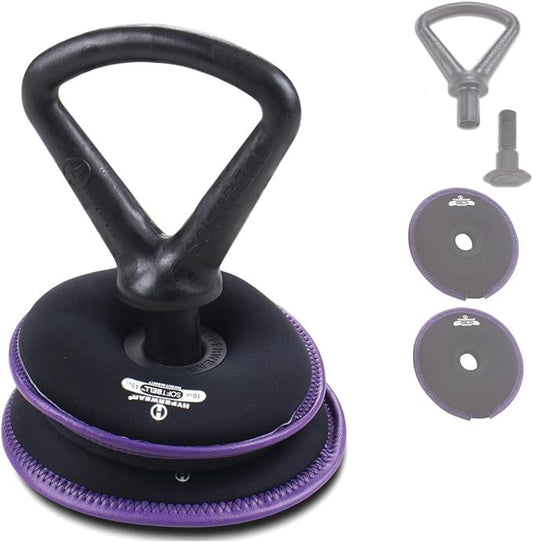 Hyperwear SoftBell Adjustable Kettlebell Set - Soft