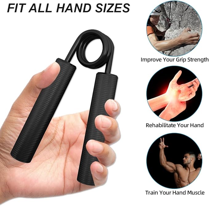 Grip Strength Trainer 4 Pack (100 150,200,250lbs), Metal