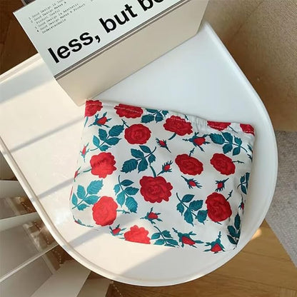 Cosmetic Bags for Women Makeup Bag Large Capacity Purse Travel Toiletry Zipper Storage Pouch Make up Brushes Organizer for Gifts (Red, Rose)
