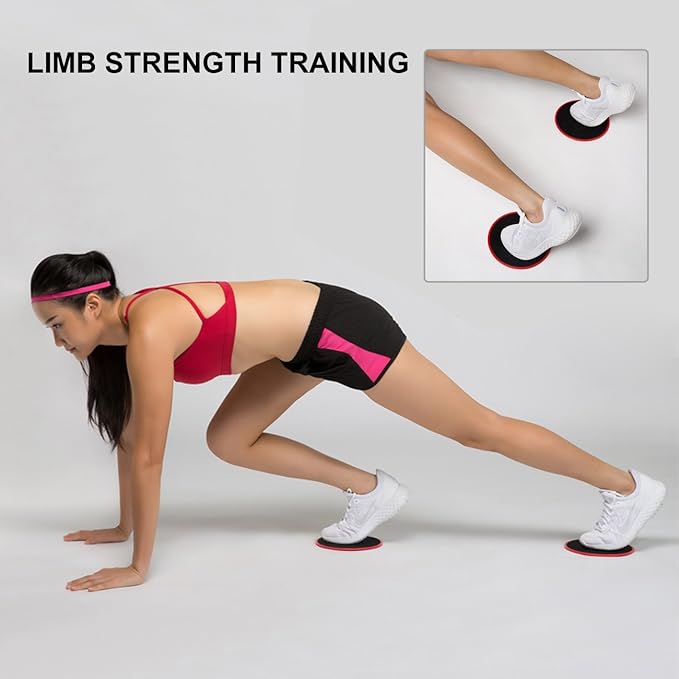 Exercise Sliders, Dual Sided Core Sliders, Work Smoothly (2PCs)…
