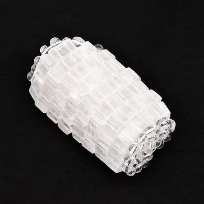 ideayard Crystal Eye Mask - Cooling Jade & 100% Clear Quartz Soothe Stone Mask