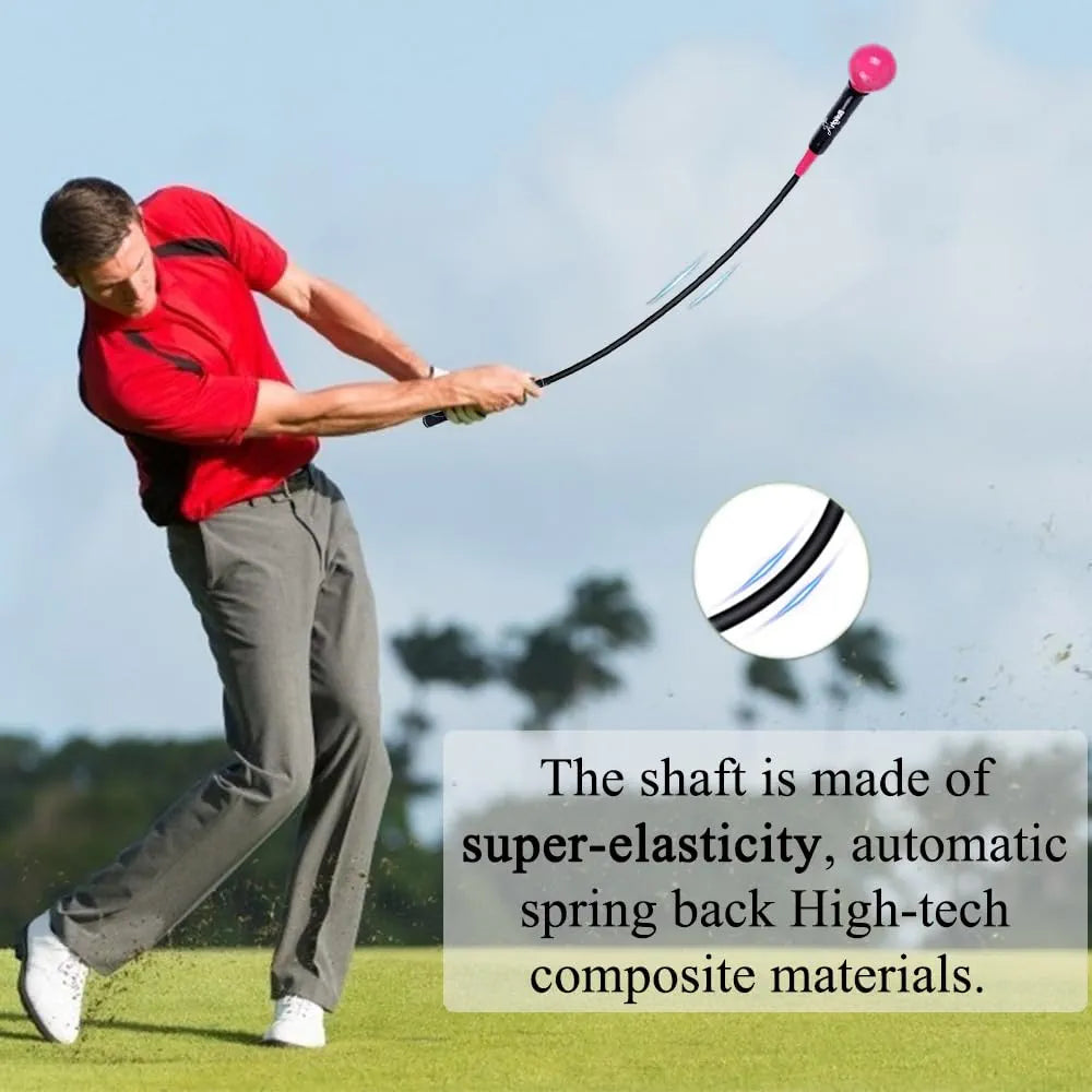 Golf Swing Training Aid Golf Swing Trainer Aid Golf Practice Warm-Up Stick for Strength Flexibility and Tempo Training Golf Golf Swing Aid for Men and Women