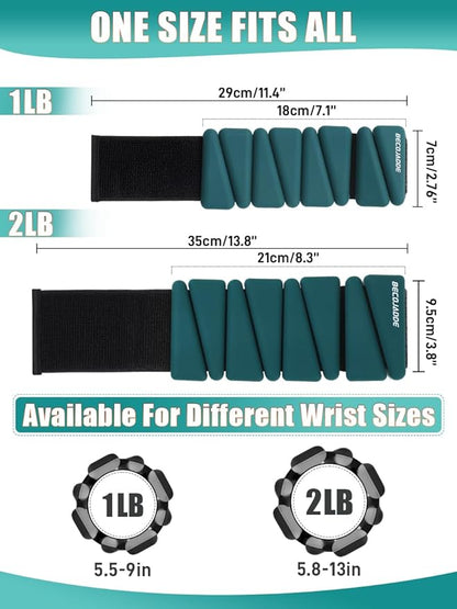 Wrist Ankle Weights Adjustable Training Intensity for Strength 2