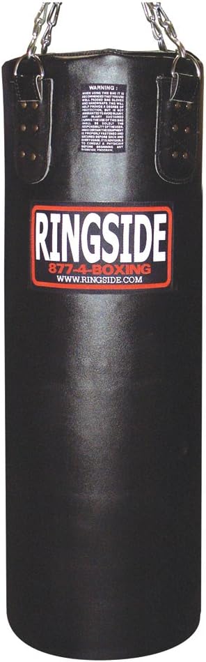 Ringside 100-pound Leather Boxing Punching Heavy Bag (Filled)