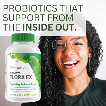 Youngevity Ultimate Flora FX - 60 Capsules - 2 Bottles