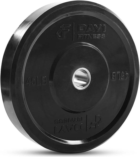 Day 1 Fitness Olympic Bumper Plate 2” – 5 Weight 10lbs to 45lbs -