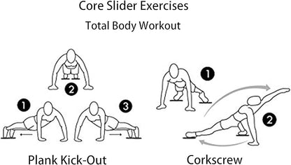Exercise Core Sliders for Working Out
