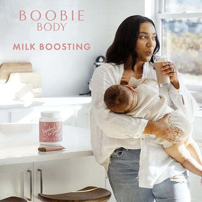 Boobie Body Superfood Protein Meal Replacement Shake, Vanilla Chai Flavor | 19g Protein | Safe For Pregnancy, Lactation, & Motherhood | Organic, Vegan, Zero Sugar, 1 Tub (20.5 oz.)