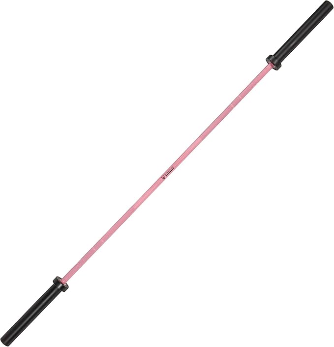 Signature Fitness Olympic Cerakote Barbell – for Home 190K PSI 1,500-Pound Capacity,