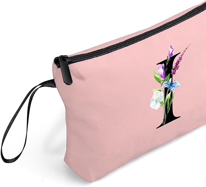 SEAMOON Birthday Inspirational Bridesmaid Proposal Team Small Gifts for Women Mom Aunt Teacher Sister Coworkers Makeup Cosmetic Bag Travel with Mirror Mothers Day Christmas Graduation I