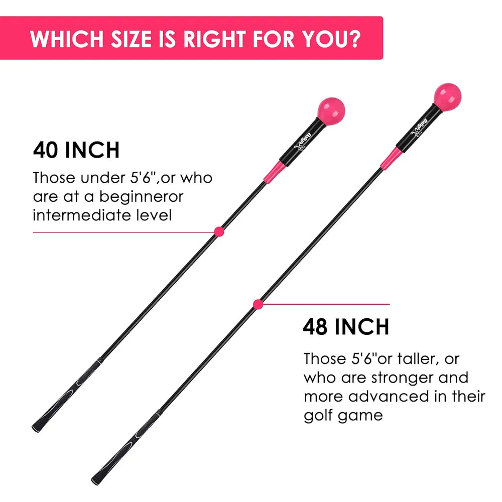 Golf Swing Training Aid Golf Swing Trainer Aid Golf Practice Warm-Up Stick for Strength Flexibility and Tempo Training Golf Golf Swing Aid for Men and Women