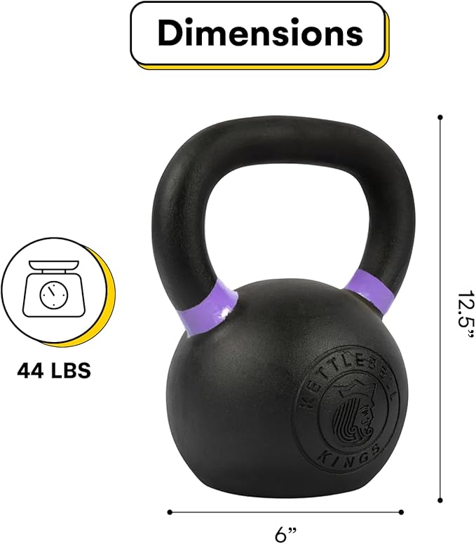 Kettlebell Kings Powder Coated Kettlebell Weights - 9-97