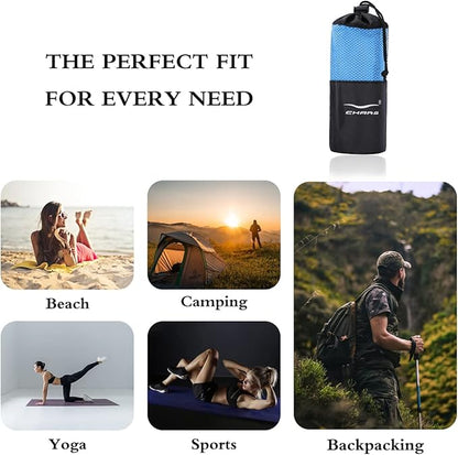 CHARS Microfiber Camping Towels Super Absorbent (63"x30") with