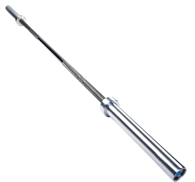 Body-Solid (OB79EXT) Women's Extreme Olympic Bar – 6.6ft 33lb Barbell 1000lbs Weights