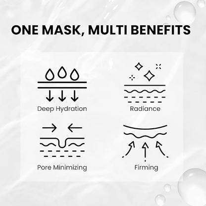 OHMYPURE Hydrogel Collagen Korean Face Mask Luxury Skin Care 2 EA (VeganMucin)
