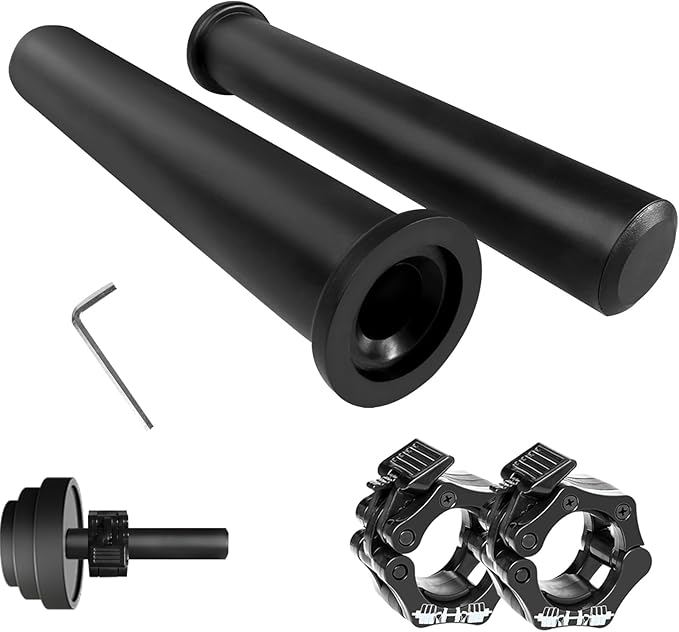 Standard Olympic Barbell Adapter Sleeve: Converts 1 inch 2" Olympic