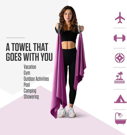 VENTURE 4TH Quick Dry Towel. Microfiber Travel Towel