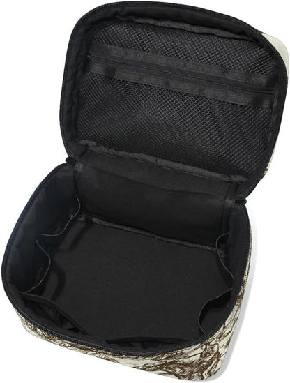Kigai Wild West Desert Cowboy Travel Cosmetic Bag Case Large Portable Makeup Bag Organizer for Women Girls Top Handle Multifunction Toiletry Bags