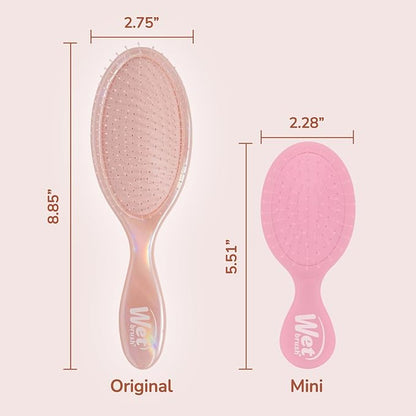 Wet Brush Original Detangler, Bronze (Iridescence Icon), Ultra-Soft IntelliFlex Bristles Glide Through Tangles, Detagnling Hair Brush, All Hair Types (Wet & Dry), Women & Men, Limited Edition