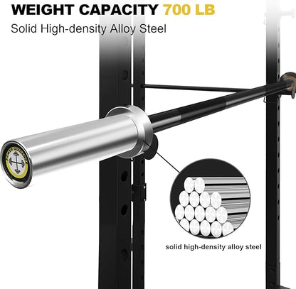 POWER GUIDANCE Chrome Olympic Barbell Bar 2 Inch 4ft/5ft/6ft