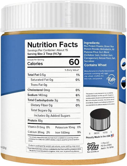 Flexible Dieting Lifestyle Vegan Protein Cookie Butter Powder - Blueberry Pastry | Dairy-Free, Keto-Friendly, Low Carb, Sugar-Free | Easy to Mix, Bake and Spread | 7.8oz