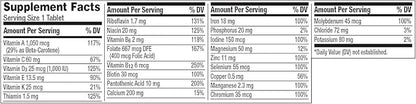 Adult Multivitamin/Multimineral Supplement with Antioxidants, Zinc, Vitamin D3 and B Vitamins 200 Tablets with Weekly Pill Organizer, A to Z Ligth&Spring Guide (3 Items)