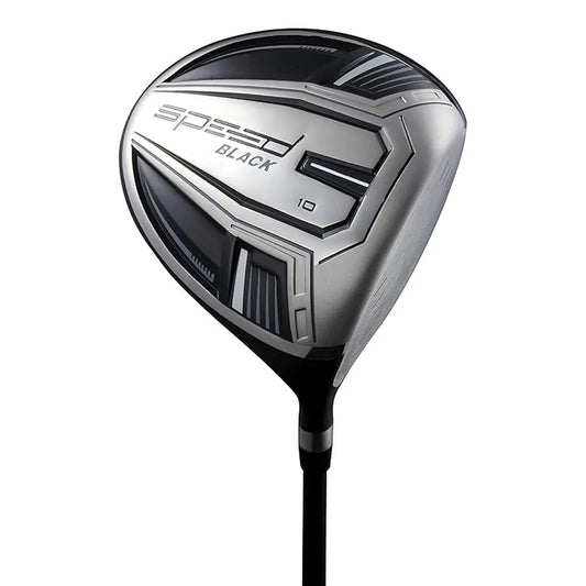 Speed Titanium Driver Golf Club, 10°, 11.5°, 12.5° Loft , Ultra Lightweight Graphite Shaft, Oversized Sweet Spot, Aerodynamic Design, USGA Conforming Mens Golf Driver + Deluxe Headcover