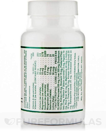 Core Level Pancreas - 60 Tablets by Nutri West