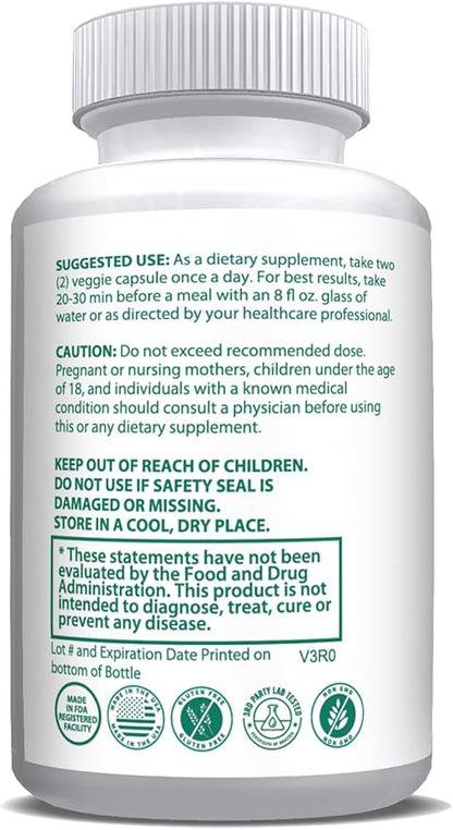 Pure Eye Health Vitamin & Mineral Supplements for Adults | #1 Complete Research Vision Formula w/Bilberry, Lutein, Zeaxanthin, Lycopene, Resveratrol | Supports Eye Strain, Dry Eyes 60 Capsules